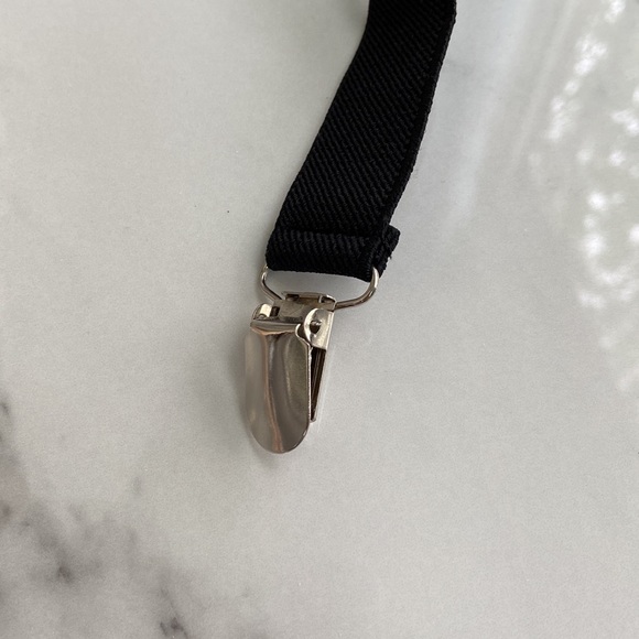 Adjustable Black Suspenders - Picture 3 of 4